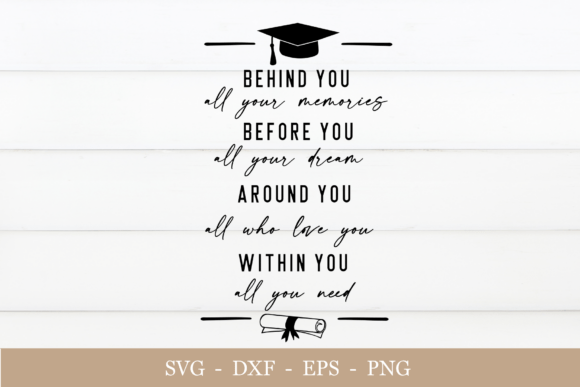 Behind You SVG: A Designer's Take on Graduation Embroidery