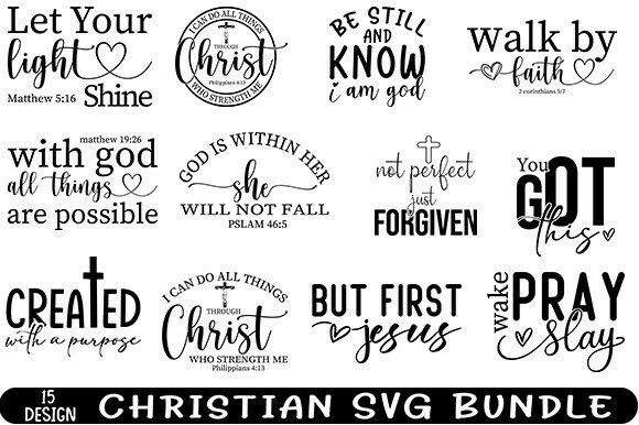 Christian SVG Bundle: Faith Quote Design Review for Real Projects