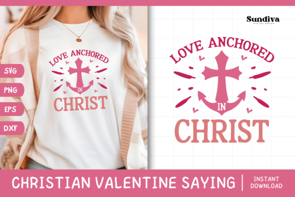 Christian Valentine’s Day Quote SVG 5: A Faithful Embroidery Design for Heartfelt Projects