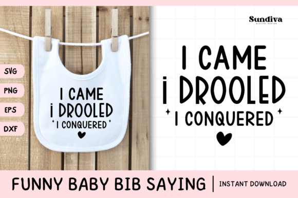 Funny Baby Bib Quote SVG 24 Review for Real Embroidery Projects