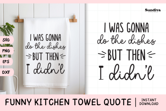 Funny Dish Kitchen Towel Quote SVG 16 Review: Humor Meets Stitching
