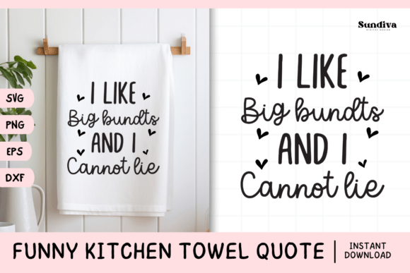 Funny Dish Kitchen Towel Quote SVG 20
