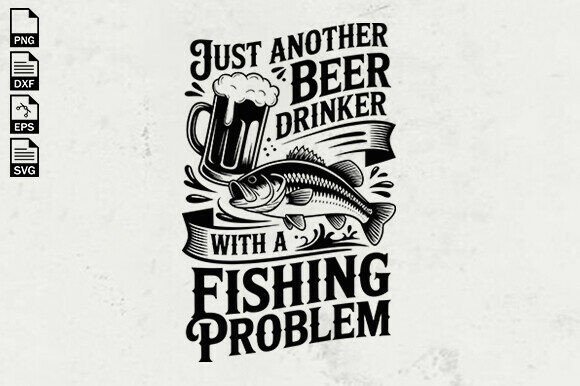 Funny Fishing Beer Quote SVG Review: A Lighthearted Embroidery Design for Real Projects